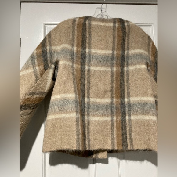 Talbots Plaid Swing Jacket, women’s 4 - Picture 7 of 13